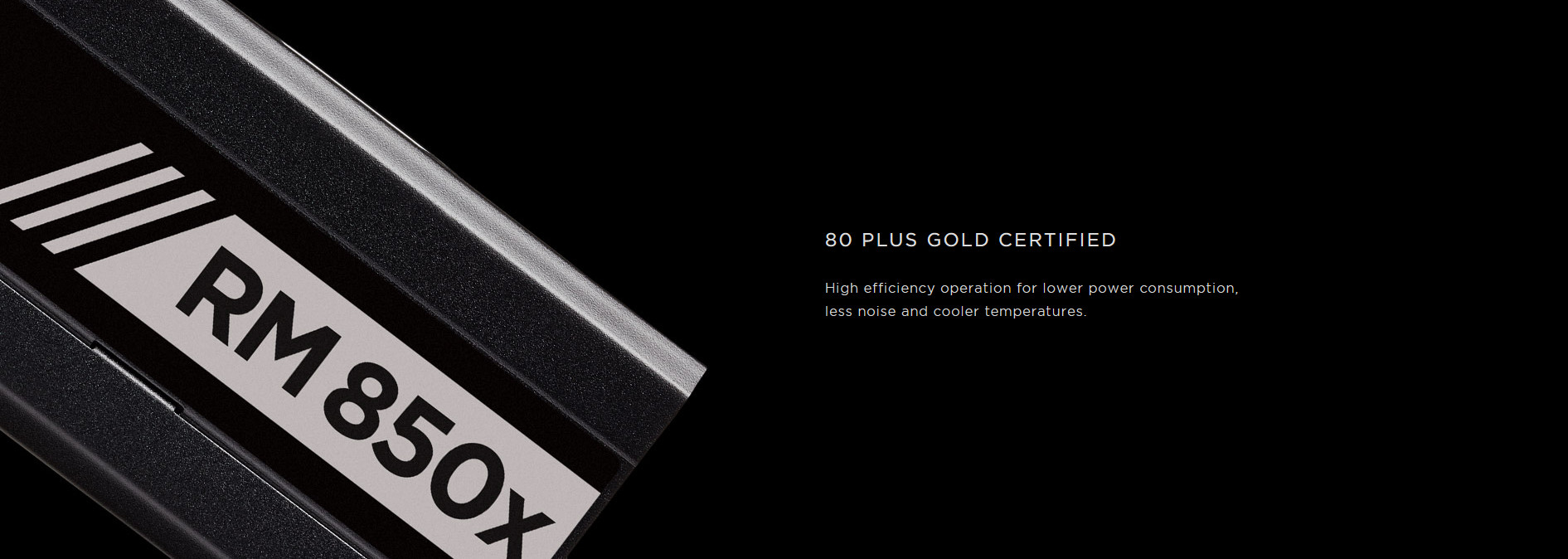 Nguồn Corsair RM850x 850W (80 Plus Gold/ Màu Trắng/Full Modul) giới thiệu 80 plus gold
